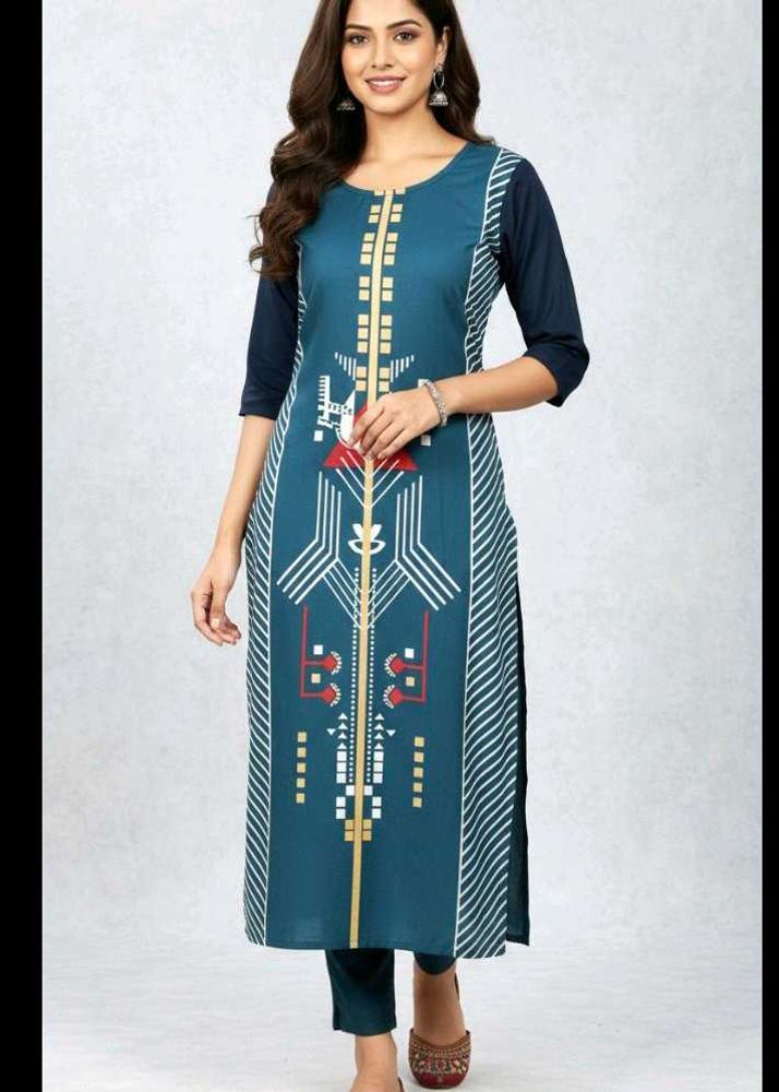 Printed Kurta Set