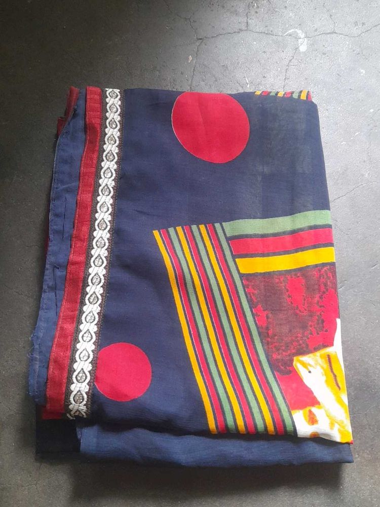 Abstract Print Saree