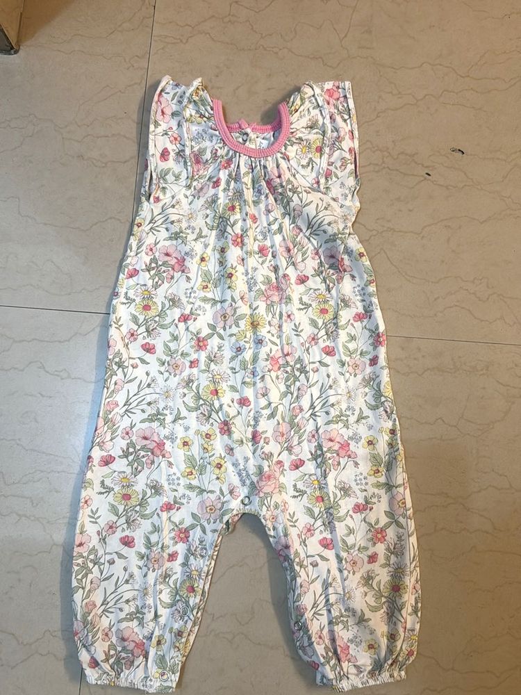 Floral Baby Romper