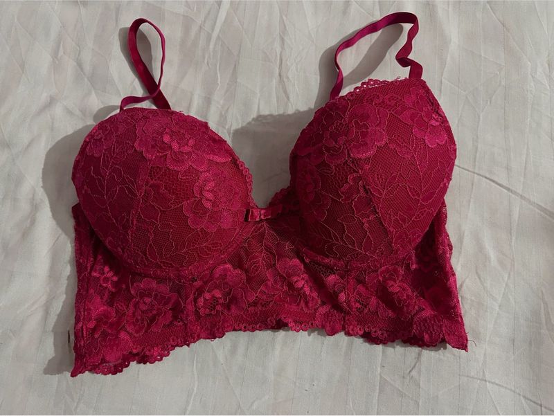 Red Lace Bralette