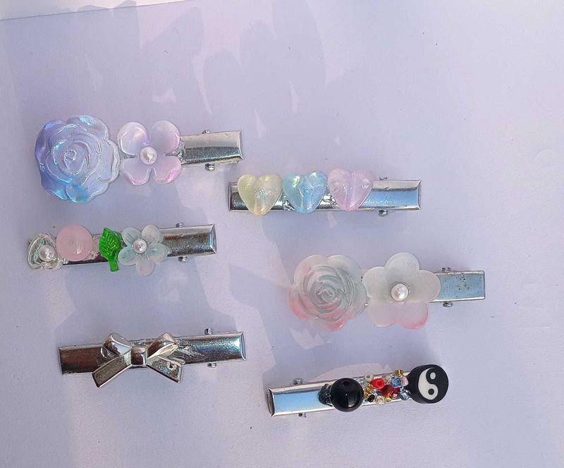 Kawaii Floral Hair Clips