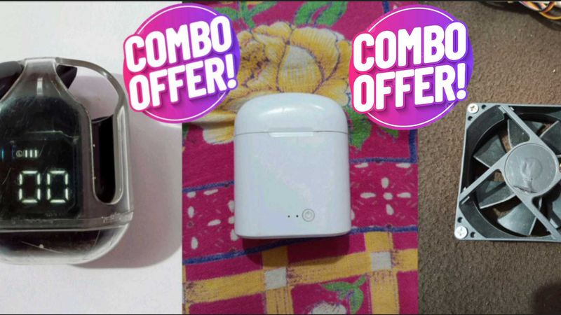Tws Earbuds And CPU Fan combo Offer