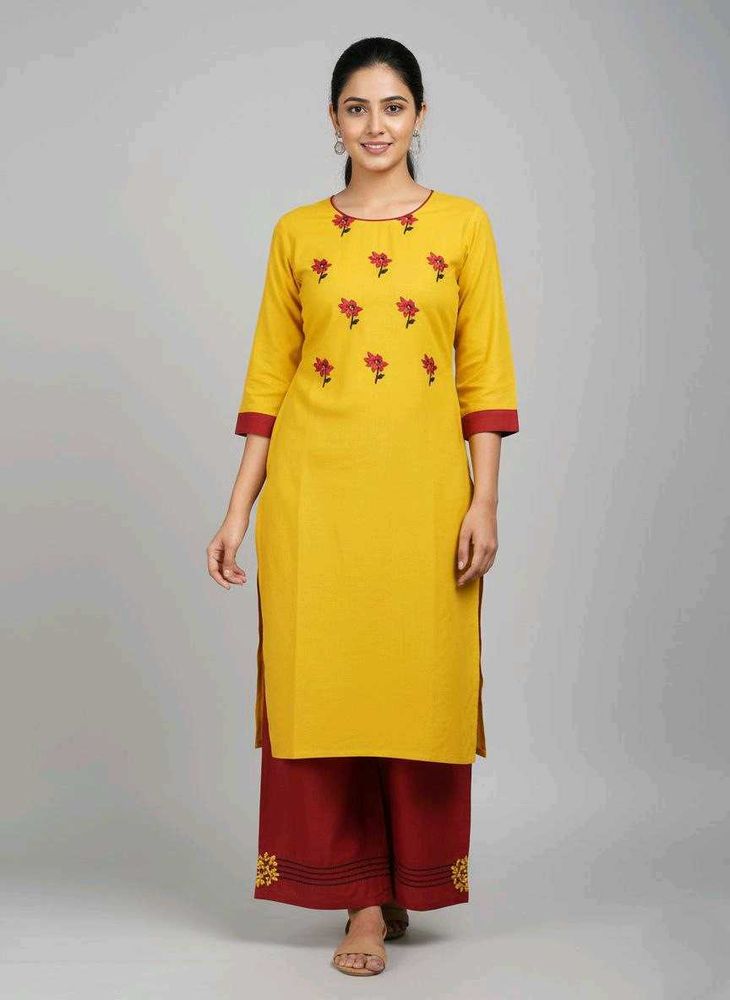 Elegant Yellow Kurta Set