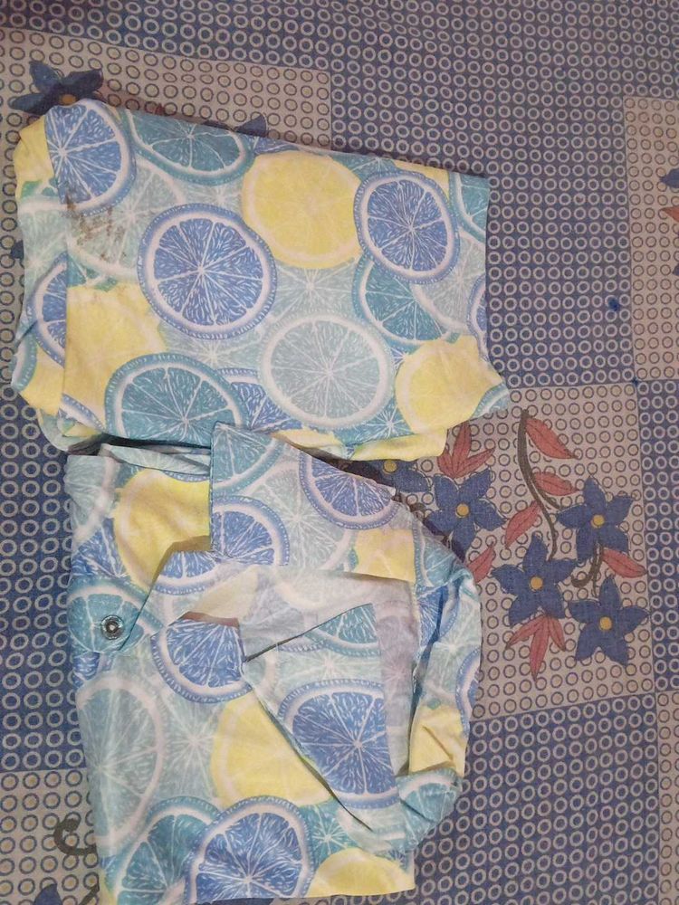 Citrus Print Night Suit
