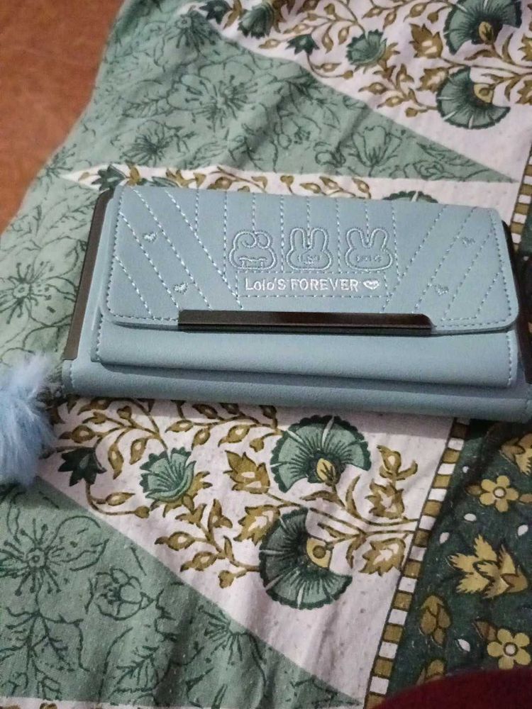 Light Blue Wallet