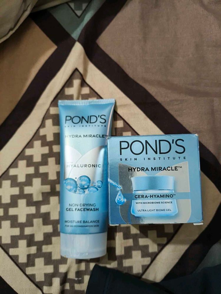pack of 2, Hydra Miracle Facewash &amp; moisturizer