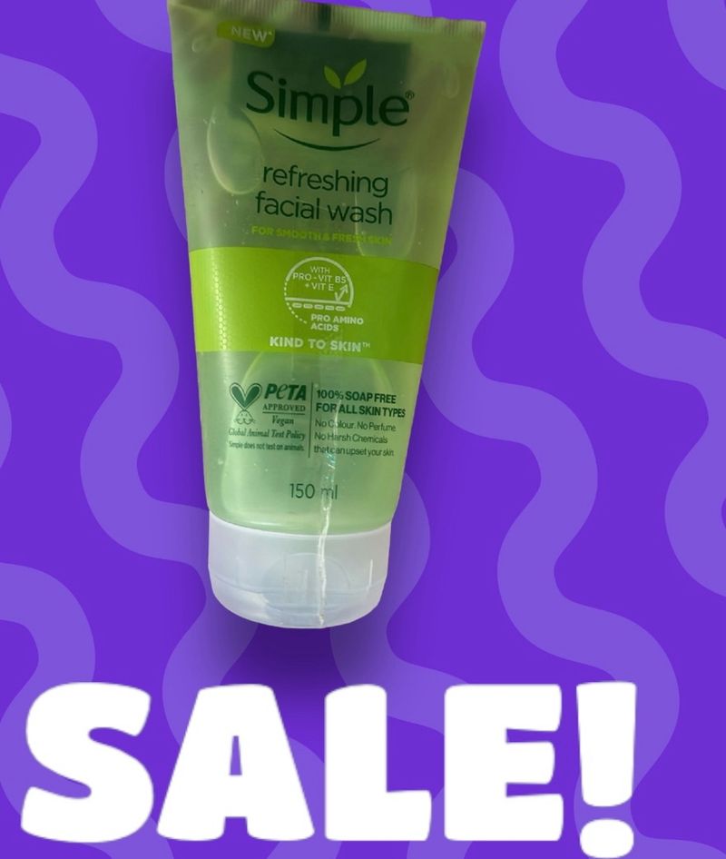 simple face wash
