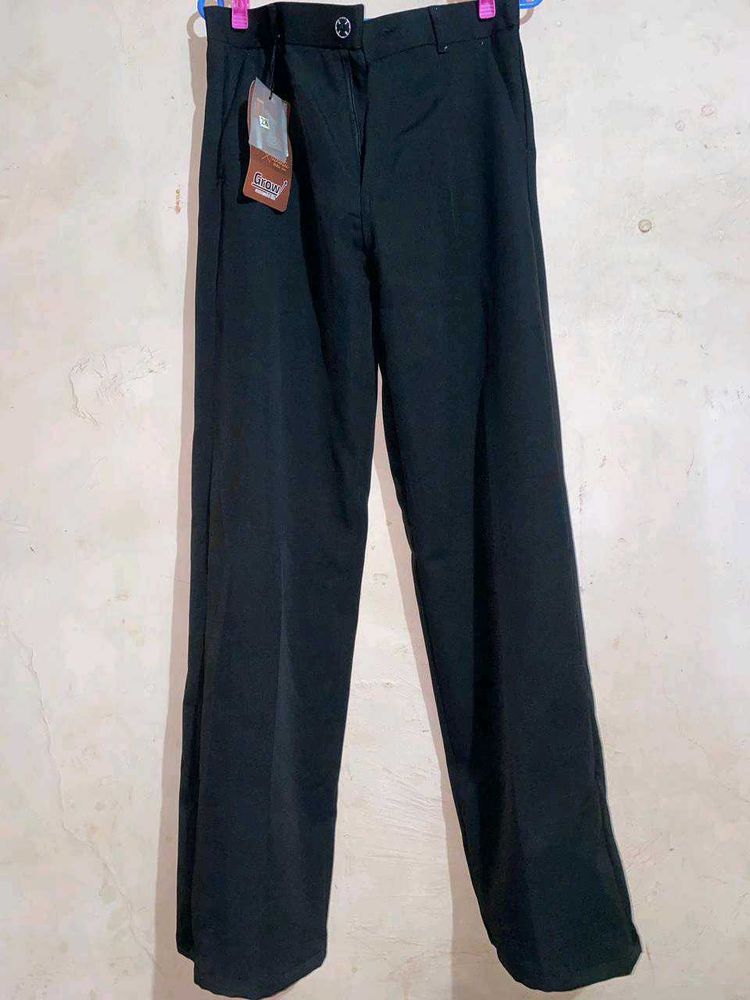 Bell Bottom Pant for Men in Black