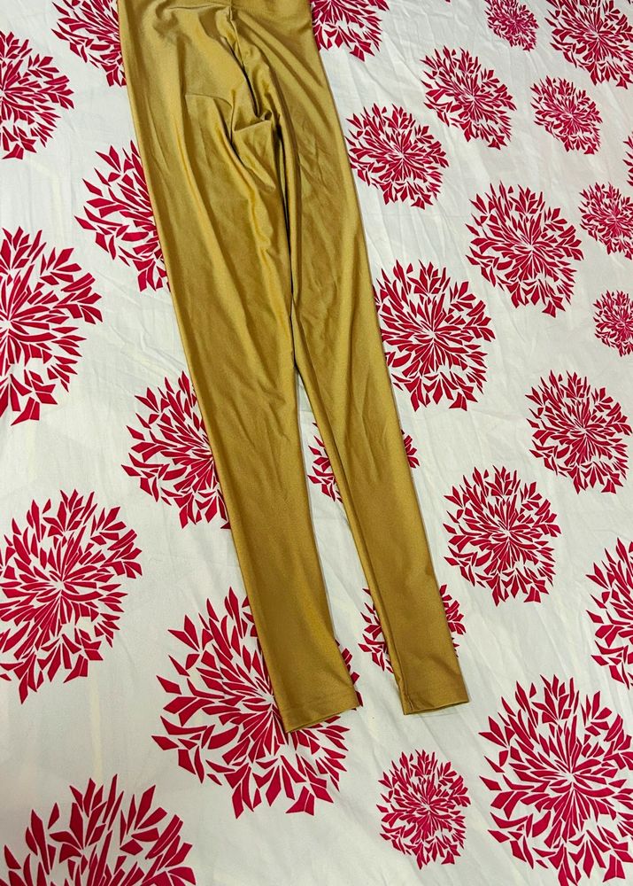 Gold shimmery Leggings