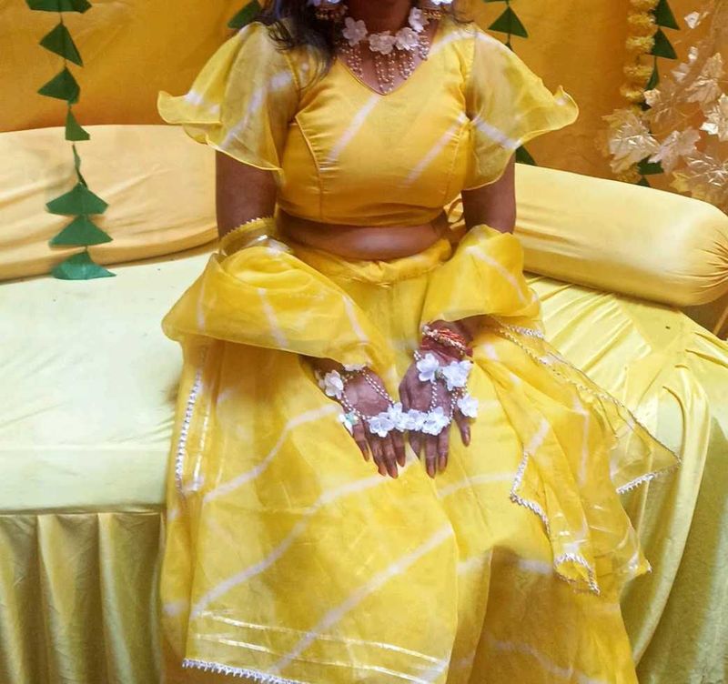 Yellow Lehenga Choli Set