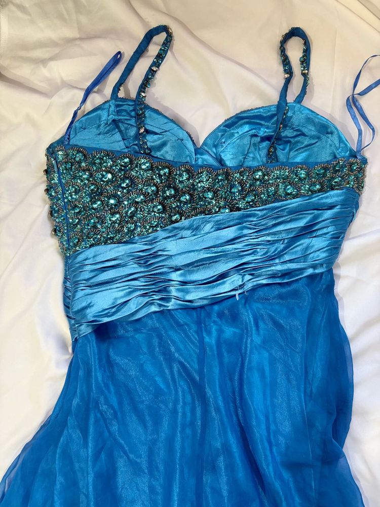 Embellished Embedded Gown