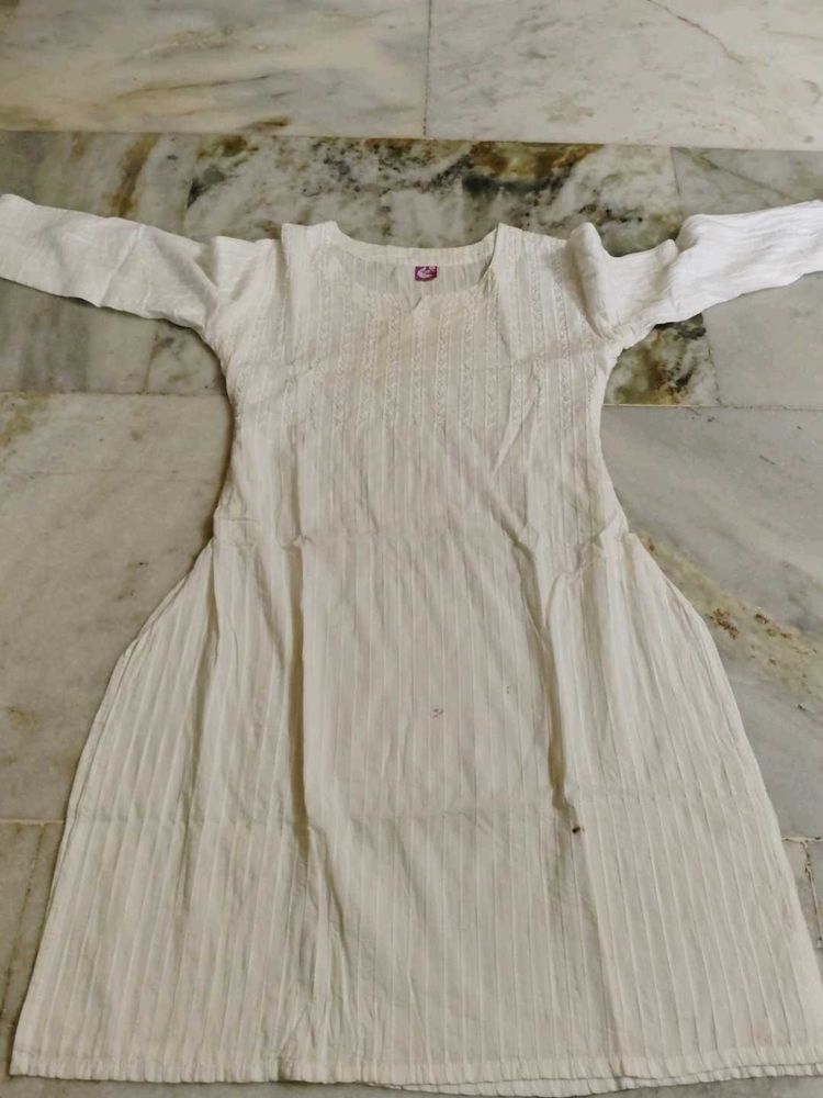 Elegant White Kurta