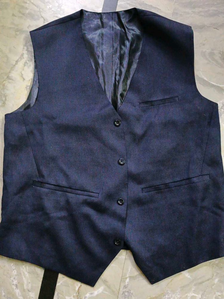 Smart Navy Blue Vest