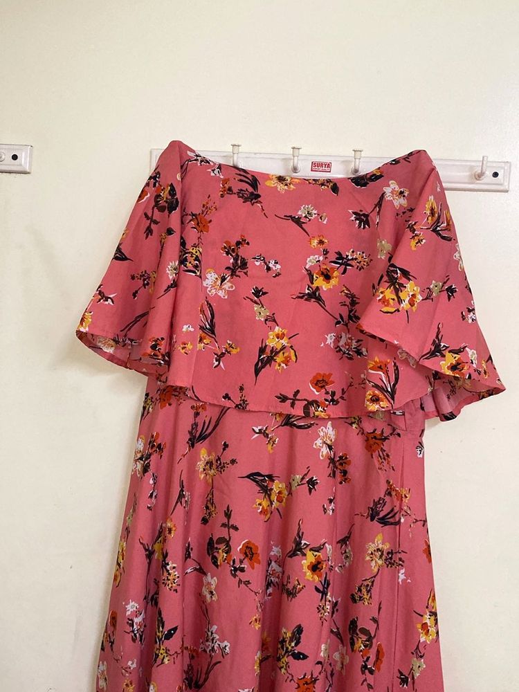 Floral Print Maxi Dress