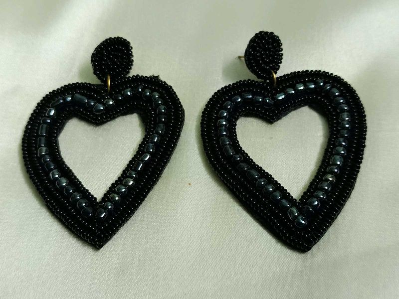 Black Earrings No 3
