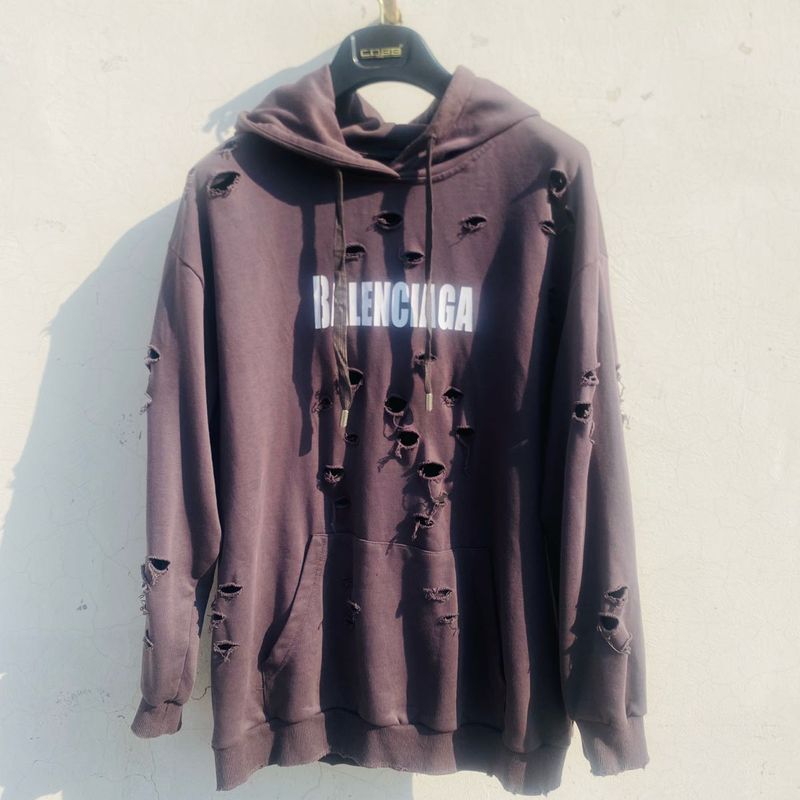 Balenciaga Distressed Hoodie