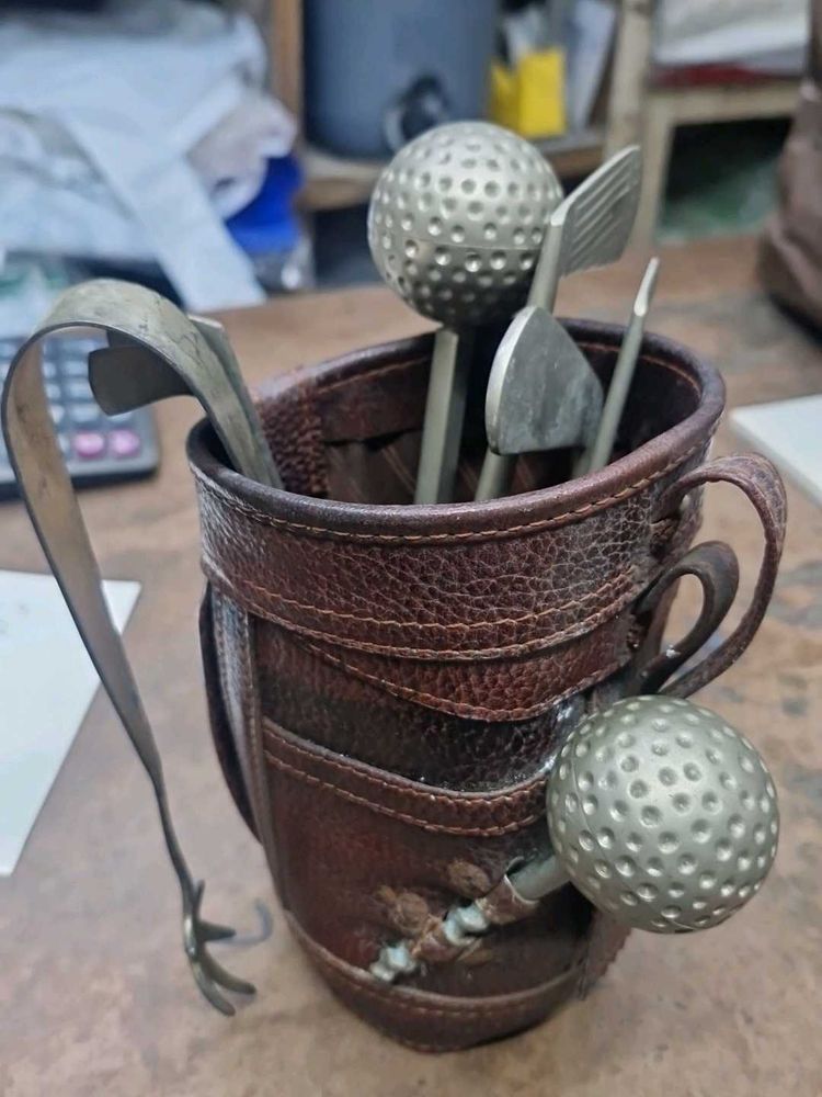 Vintage Golf Inspired Bar Tools