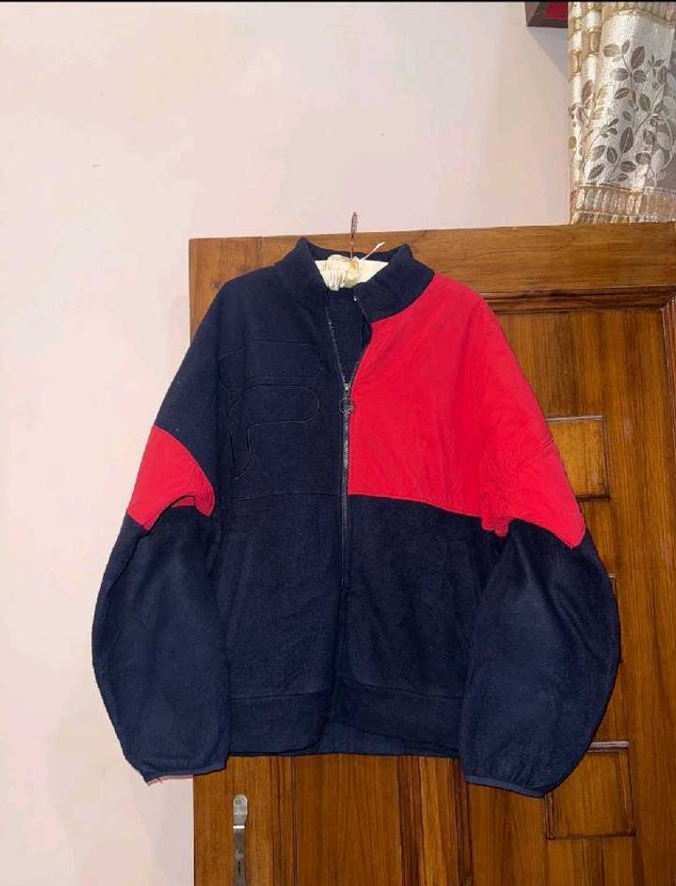 Red &amp; Blue Fleece Jacket