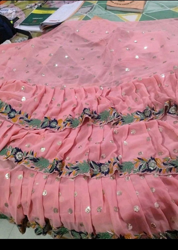 Desiner Bollywood Saree With Designer Blouse