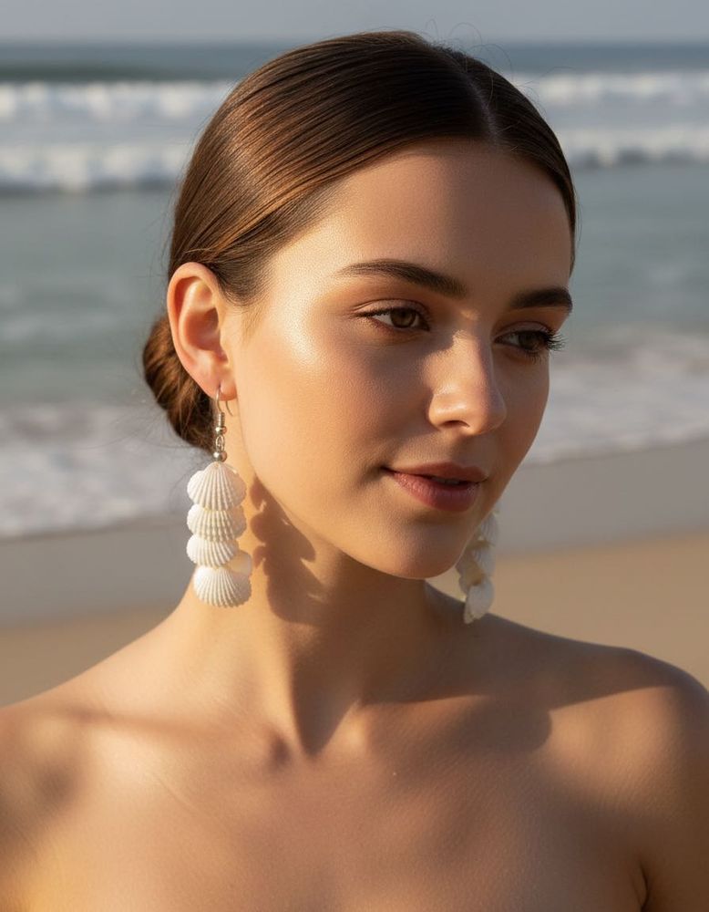 Seashell Drop Earrings