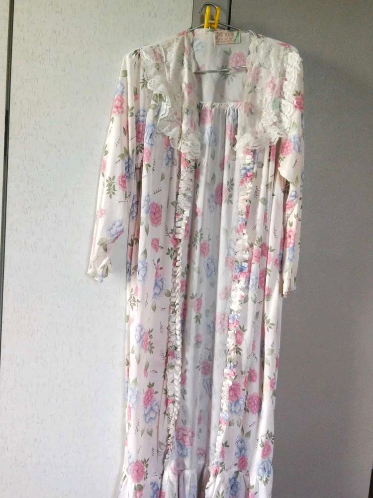Floral Nightgown Robe