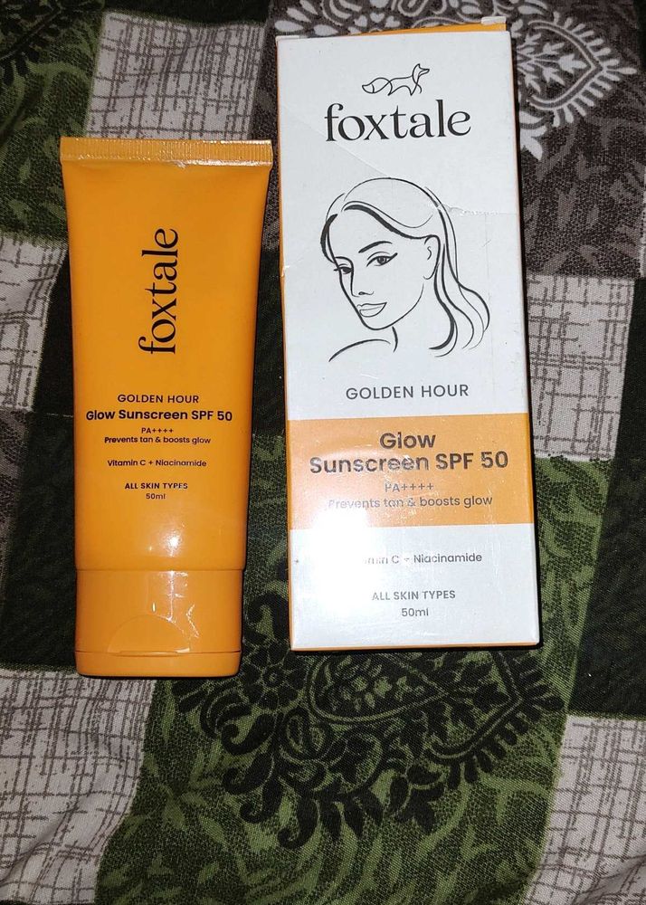 Foxtale Glow Sunscreen SPF 50