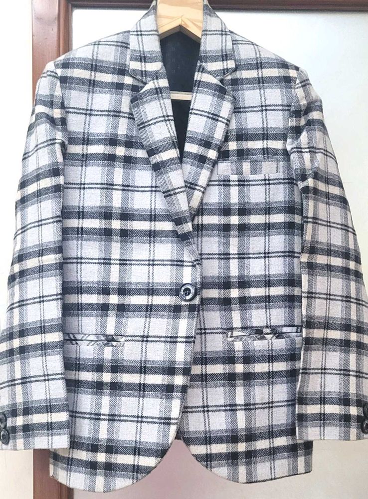 Plaid Blazer