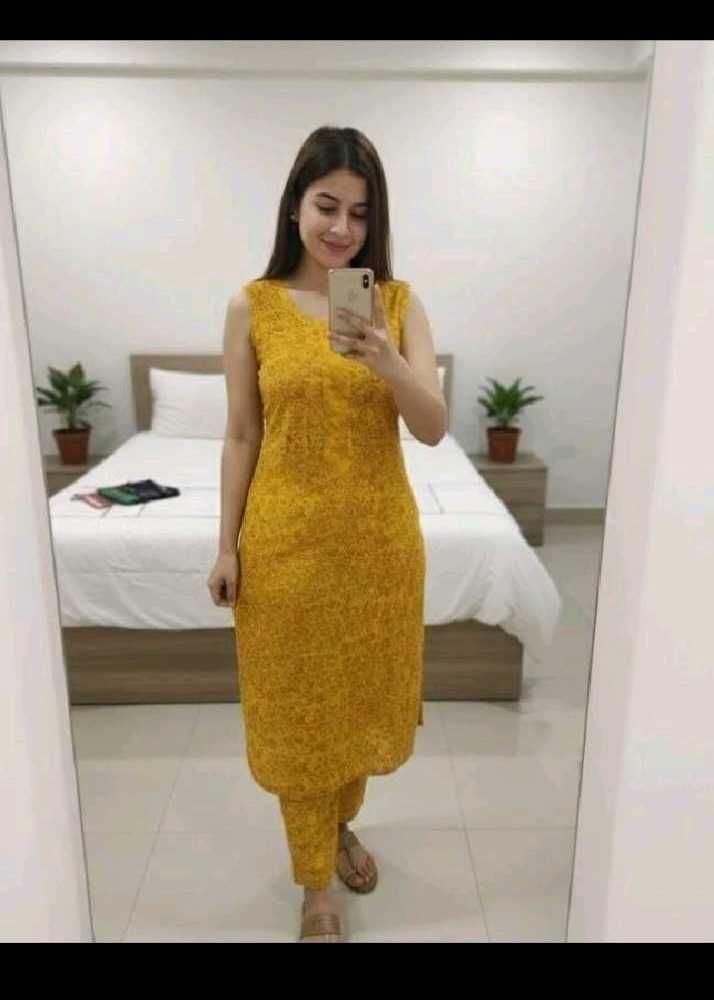 yellow kurta set new without tag