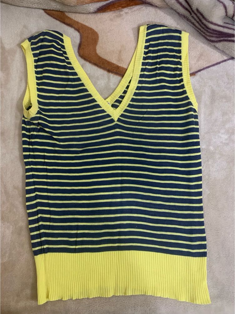 Fasttt 🥳Striped Sleeveless Knit Top