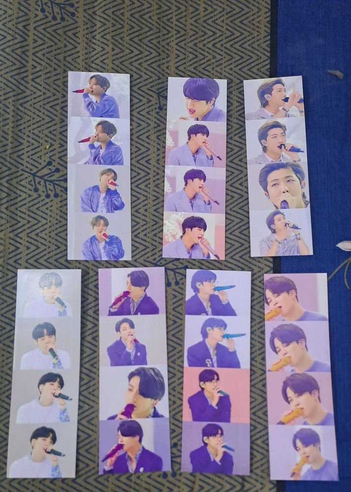 Bts Photo Strip Card