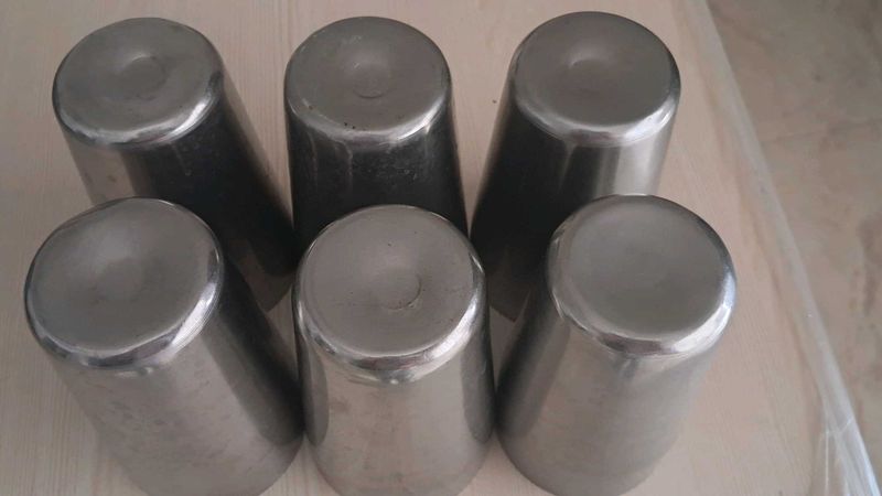 Stainless Steel Glasses 300 ml (Set of 6)