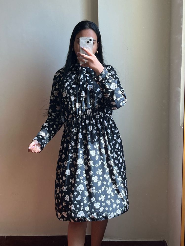 Floral Print Mini Dress
