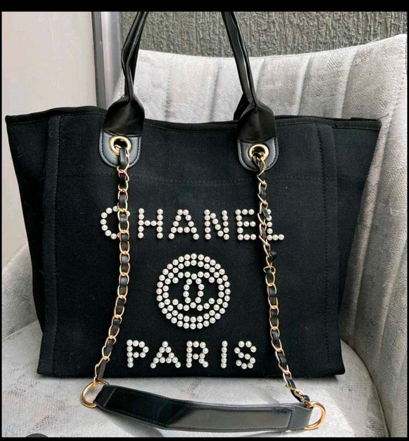 Black  Tote Bag