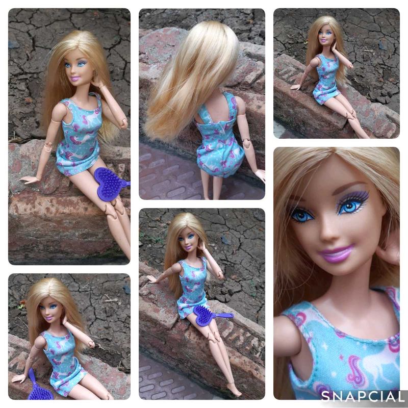 Tall Made To Move Barbie Doll. Gg Face Mold.