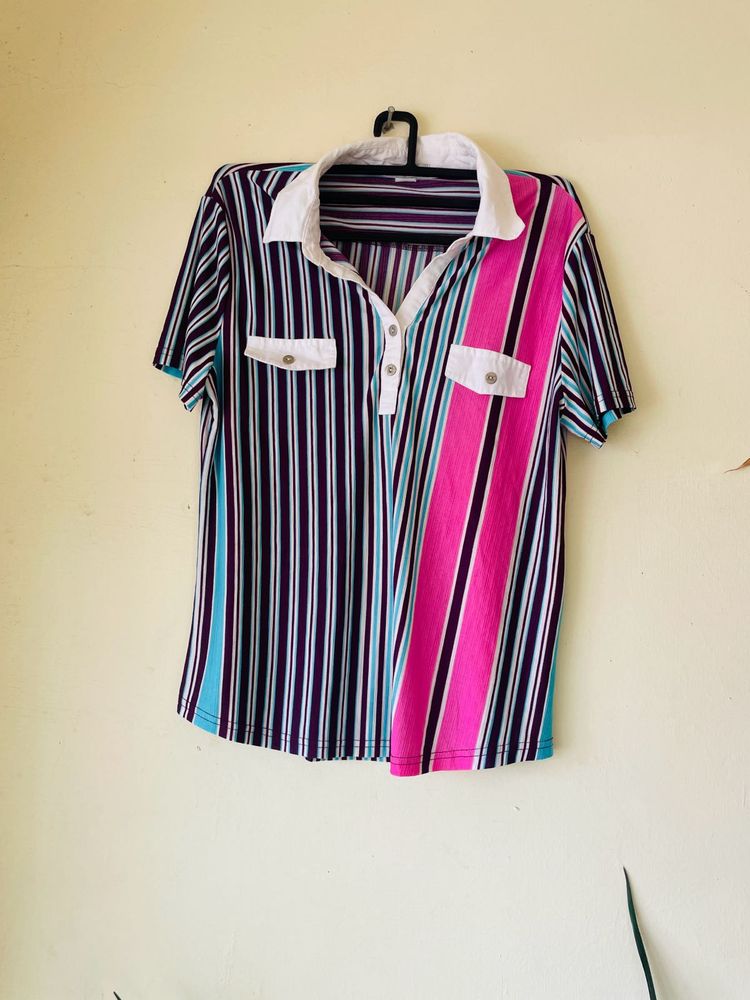 Striped T Shirt For Women