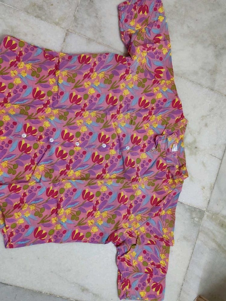 New Floral Casual Shirt