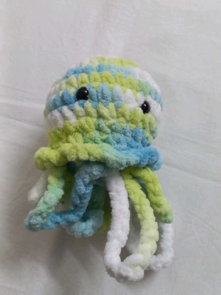 Crocheted Jellyfish Plushie