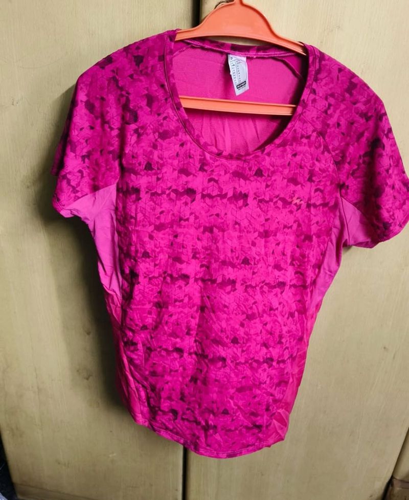 Pink Workout Top