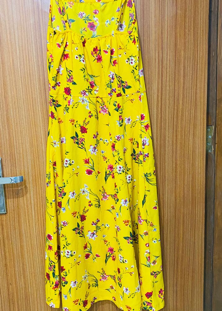Mustard Midi Dress