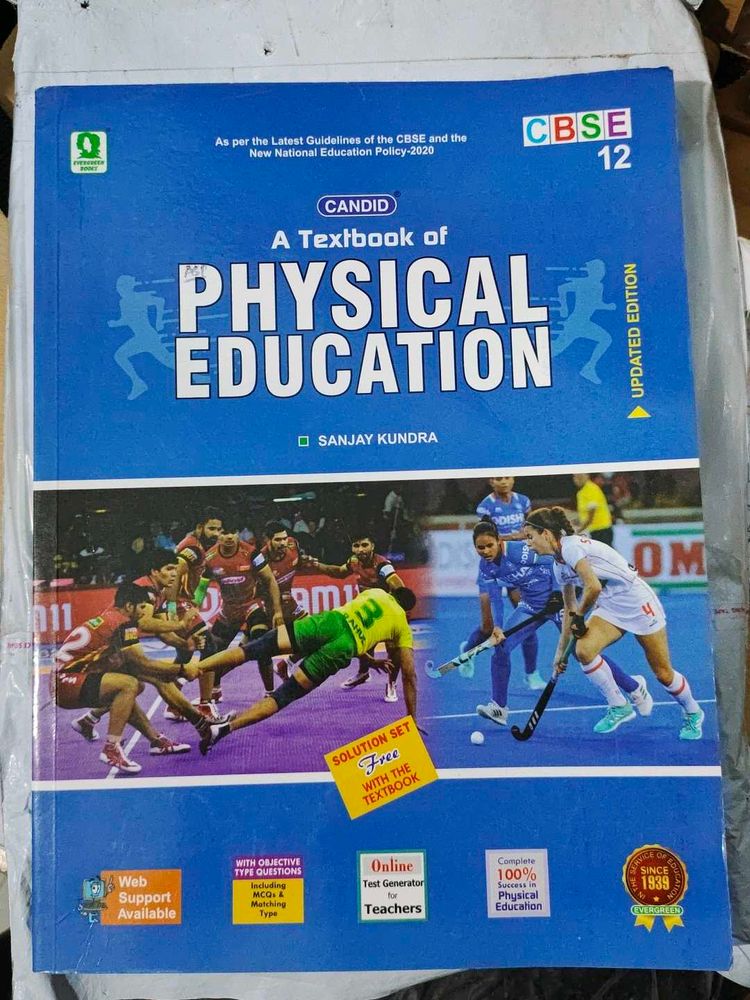PHYSICAL EDUCATION CLASS 12 CANDID TEXTBOOK
