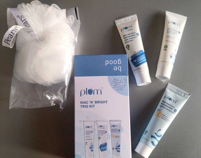 Plum Niacinamide Trio Kit for Korean Glass Skin