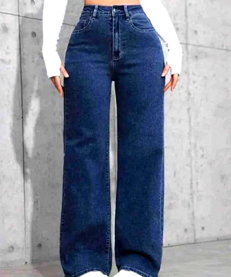 Stretchable Denim Jeans - Straight Fit