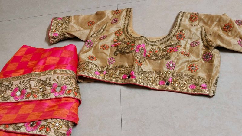 Embroidered Saree Blouse