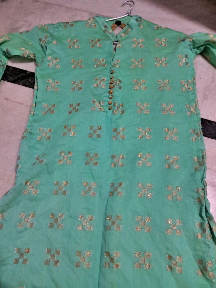 Sea Green Kurti