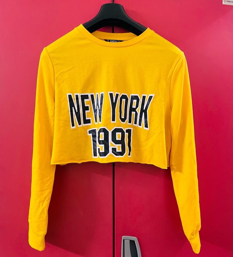 Shein Cropped Sweatshirt