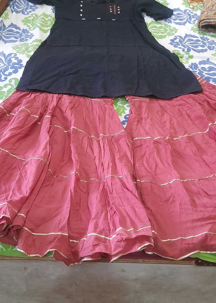 Beautiful Kurta Sharara Set