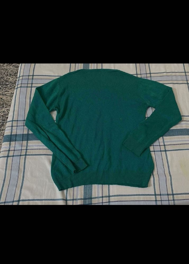 Emerald Green Pullover Sweater