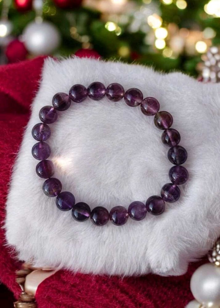 Amethyst Crystal Bracelet (8mm)