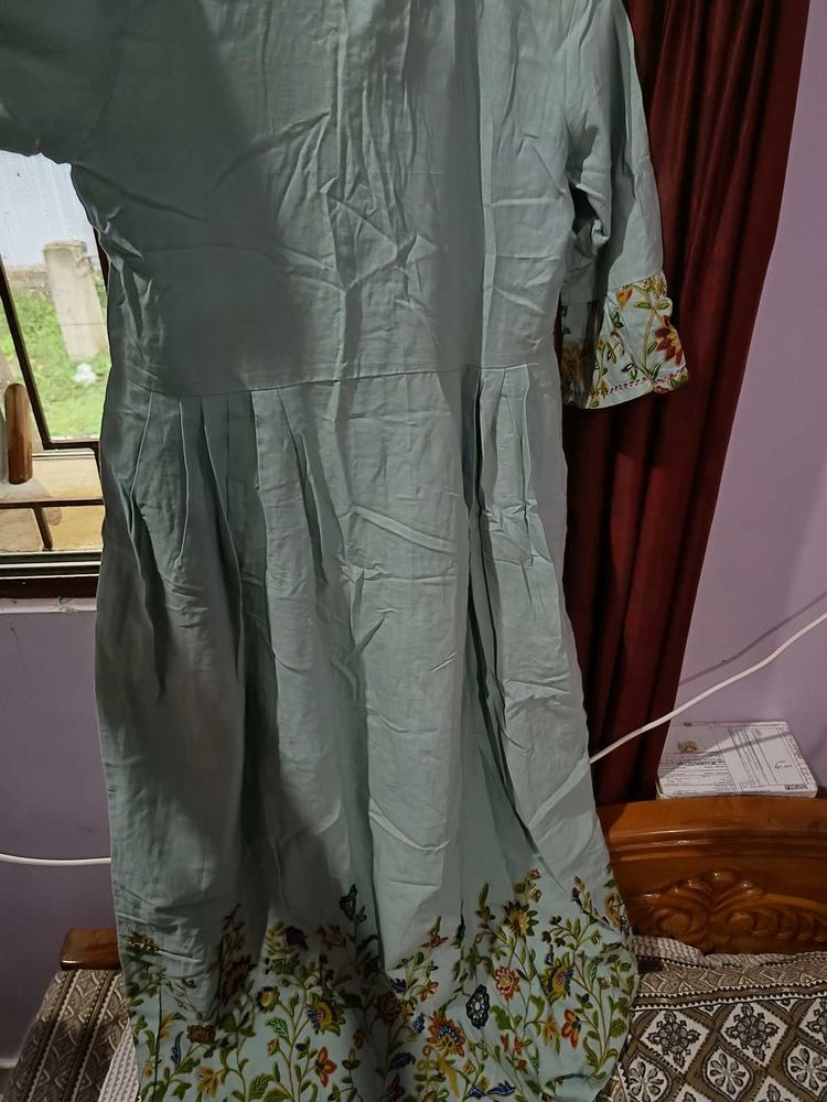Embroidered Floral Dress