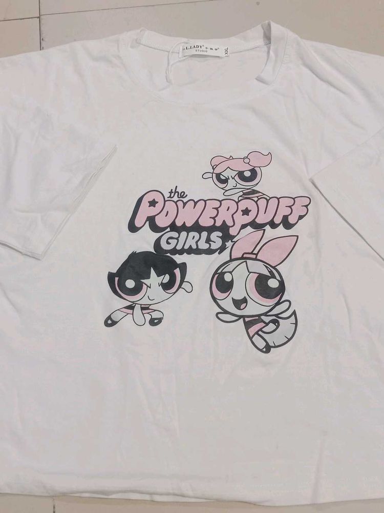 Powerpuff Girls White Tee